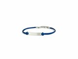 GEMINI | Bracelet | Nylon bleu | Acier | NYL42_