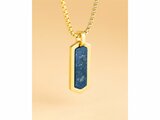 GEMINI | Collier | Acier | Gold | Roma | Lapis | NNR7_