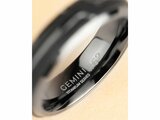 GEMINI | Bague | Rex Black | Titane | Carbone | REX02_