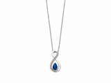 Naiomy Silver | Collier | Argent | Oxyde de Zirconium | Bleu | N4Q56_