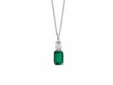 Naiomy Silver | Collier | Argent | Oxyde de Zirconium | Vert | N4Q52_