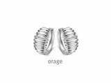 Orage | Boucles d'Oreilles | Argent | Oxyde de Zirconium | BA008_