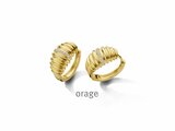 Orage | Boucles d'Oreilles | Plaqué Or | Oxyde de Zirconium | BA009_