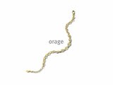 Orage | Bracelet | Plaqué Or | Oxyde de Zirconium | BA017_