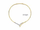 Orage | Collier | Plaqué Or | Oxyde de Zirconium | BA079_