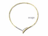 Orage | Collier | Plaqué Or | Oxyde de Zirconium | BA079_