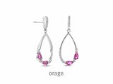 Orage | Boucles d'Oreilles | Argent | Oxyde de Zirconium | BA036_