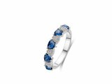 Naiomy Silver | Bague | Argent | Oxyde de Zirconium | Bleue | N4Q54_