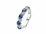 Naiomy Silver | Bague | Argent | Oxyde de Zirconium | Bleue | N4Q54_