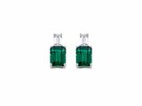 Naiomy Silver | Boucle d'Oreilles | Argent | Oxyde de Zirconium | Verte | N4Q53_