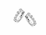 Naiomy Silver | Boucles d'Oreilles | Créoles | Argent | Oxyde de Zirconium | N4R69_