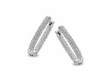 Naiomy Silver | Boucles d'Oreilles | Créoles | Argent | Oxyde de Zirconium | N4P58_