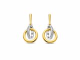 Naiomy Silver | Boucles d'Oreilles | Argent | Bicolore | Oxyde de Zirconium | N4U56_