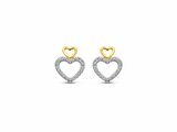 Naiomy Silver | Boucles d'Oreilles | Argent | Bicolore | Oxyde de Zirconium | N4X53_