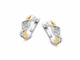 Naiomy Silver | Boucles d'Oreilles | Argent | Bicolore | Oxyde de Zirconium | N4U59_