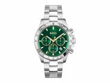 Hugo / Boss | Homme | Quartz | Chrono | Acier Inoxydable | Vert | 43mm | 1514217_