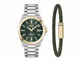 Hugo / Boss | Homme | Quartz | Coffret avec Bracelet | Bicolore | Vert | 41mm | 1570179_