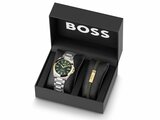 Hugo / Boss | Homme | Quartz | Coffret avec Bracelet | Bicolore | Vert | 41mm | 1570179_