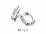 Orage | Boucles d'Oreilles | Argent | Oxyde de Zirconium | BA029_