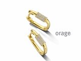 Orage | Boucles d'Oreilles | Plaqué Or | Oxyde de Zirconium | BA030_