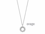 Orage | Collier | Argent | Oxyde de Zirconium | BA070_