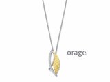 Orage | Collier | Argent Bicolore | Oxyde de Zirconium | BA076_