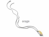 Orage | Collier | Argent Bicolore | Oxyde de Zirconium | BA076_