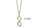 Orage | Collier | Plaqué Or | Oxyde de Zirconium | BA082_