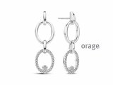 Orage | Boucles d'Oreilles | Argent | Oxyde de Zirconium | BA084_