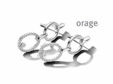 Orage | Boucles d'Oreilles | Argent | Oxyde de Zirconium | BA084_