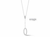 Orage | Collier | Argent | Oxyde de Zirconium | BA192_