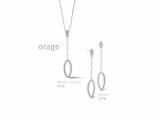 Orage | Collier | Argent | Oxyde de Zirconium | BA192_