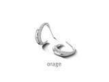 Orage | Boucles d'Oreilles | Argent | Oxyde de Zirconium | BA091_