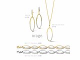 Orage | Boucles d'Oreilles | Plaqué Or | Oxyde de Zirconium | BA116_