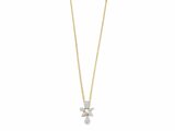 Loumya Gold "Or" | Collier | Or Jaune | Bicolore | Diamants 0.29ct | P48090_