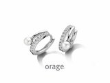 Orage | Boucles d'Oreilles | Argent | Perle de Culture Eau Douce | 14mm | BA056_