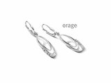 Orage | Boucles d'Oreilles | Argent | Oxyde de Zirconium | BA058_