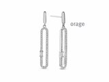 Orage | Boucles d'Oreilles | Argent | Oxyde de Zirconium | BA005_