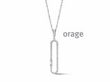 Orage | Collier | Argent | Oxyde de Zirconium | BA002_