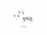 Orage | Boucles d'Oreilles | Argent | Oxyde de Zirconium | BA110_