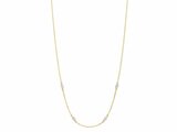 Loumya Gold "Or" | Collier | Or Jaune | Oxyde de Zirconium | AK0051C_