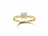 Loumya Gold "Or" | Bague | Or Jaune | Diamants 0.22ct | R45029-84_