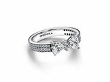 Pandora | Bague | Double Rang Noeud Scintillant | 193552C01_