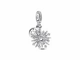 Pandora | Charm | Pendant Double | Feu d'Artifice Scintillant | 793512C01_