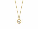 Loumya Gold "Or" | Collier | Or Jaune | Diamants 0.180ct | ø8mm | 068477/A_