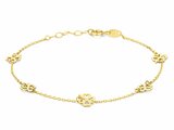 Loumya Gold "Or" | Bracelet | Or Jaune | Trèfle | 16+2cm | AA0021B_