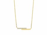 Loumya Gold "Or" | Collier | Or Jaune | Oxyde de Zirconium | AK0068C_