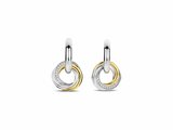 Ti Sento | Boucles d'Oreilles | Argent Bicolore | Oxyde de Zirconium | 7976ZY_