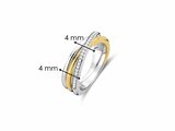 Ti Sento | Bague | Argent Bicolore | Oxyde de Zirconium | 12346ZY_