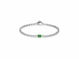 Ti Sento | Bracelet | Argent Bicolore | Oxyde de Zirconium | Vert | 23043EM_